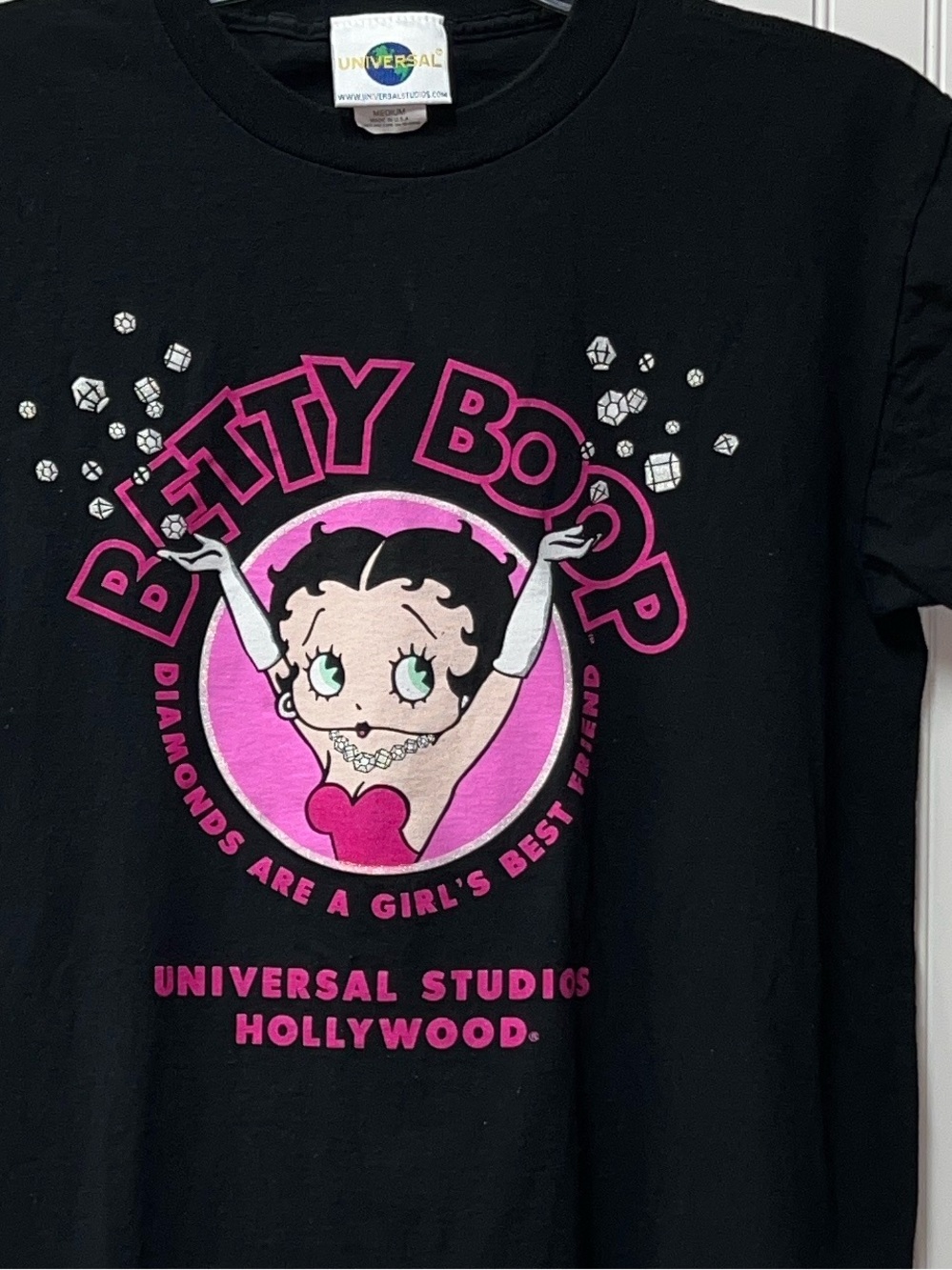 90s Betty Boop Hollywood Shirt M Vintage Universal Studios